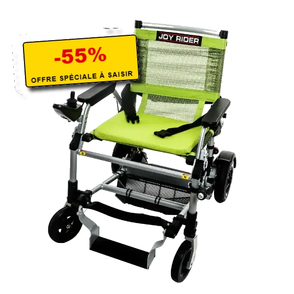 New JoyRider Split — fauteuil électrique pliable