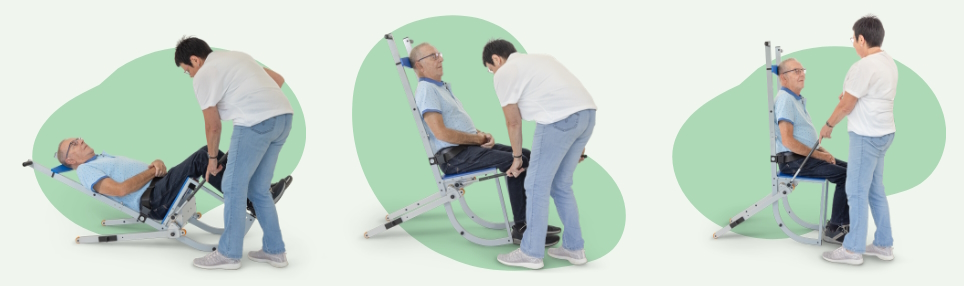 HEBIXmech – l'aide au relevage mécanique après une chute.