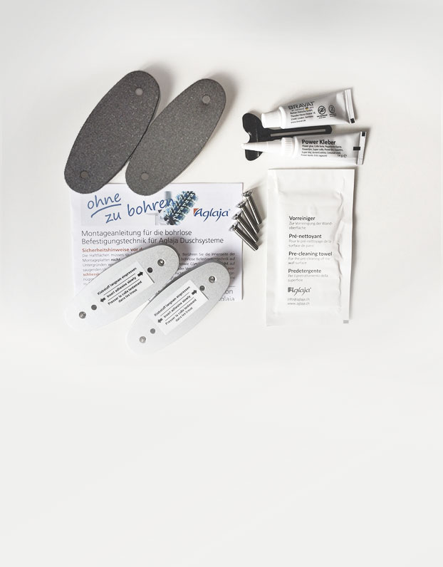 Fixation sans perçage anthracite